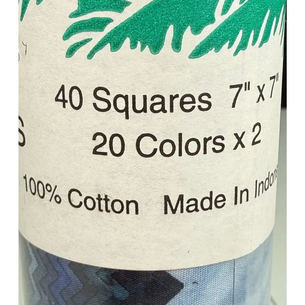 Hoffman Bali Watercolors 1895 Blue Batik Fabric 40 7